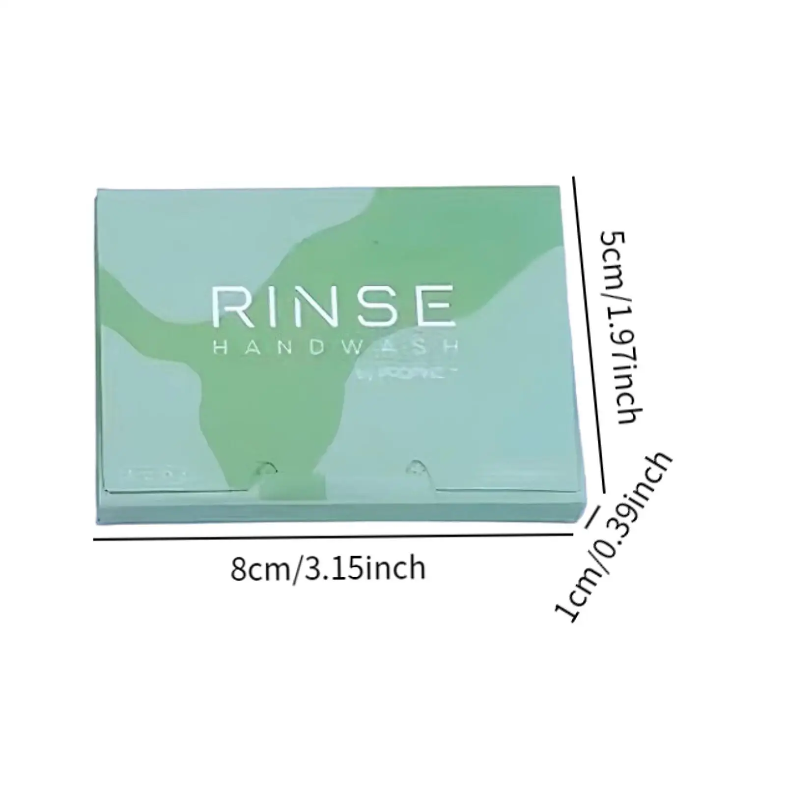 Hojas de jabón para lavar a mano, 1 caja de escamas de jabón para acampar en interiores, 100 unidades