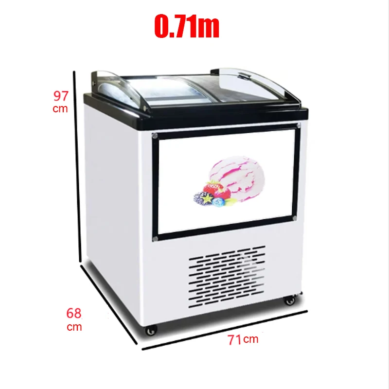 Hard Ice Cream Display Cabinet Commercial Thick Cut Stir-Fried Yogurt Refrigerator Buffet Scoop Ball Freezer