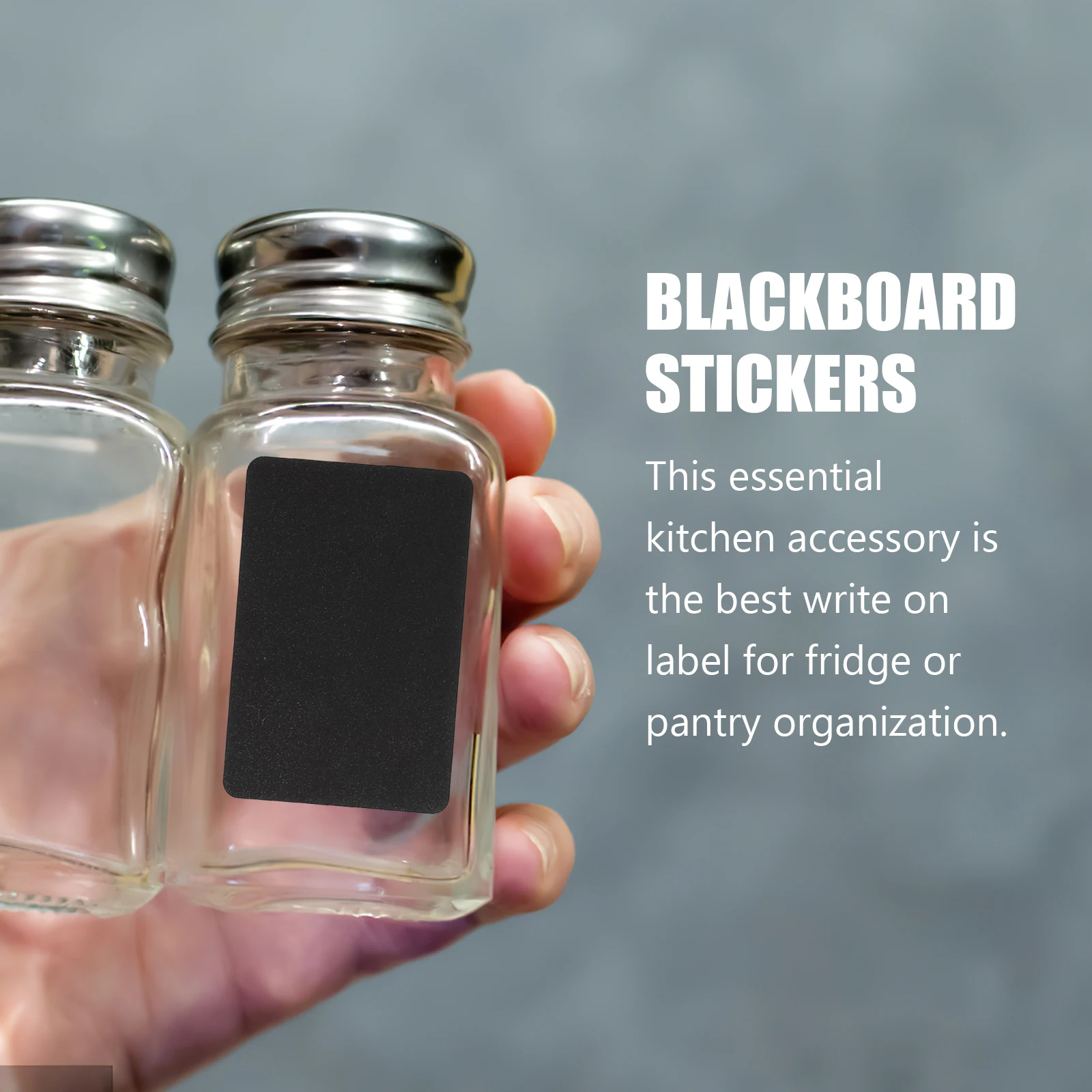 

200 Pcs Blackboard Stickers Erasable Labels Bottle Small Chalk Canister for Kitchen Pvc Chalkboard Jars Rewritable