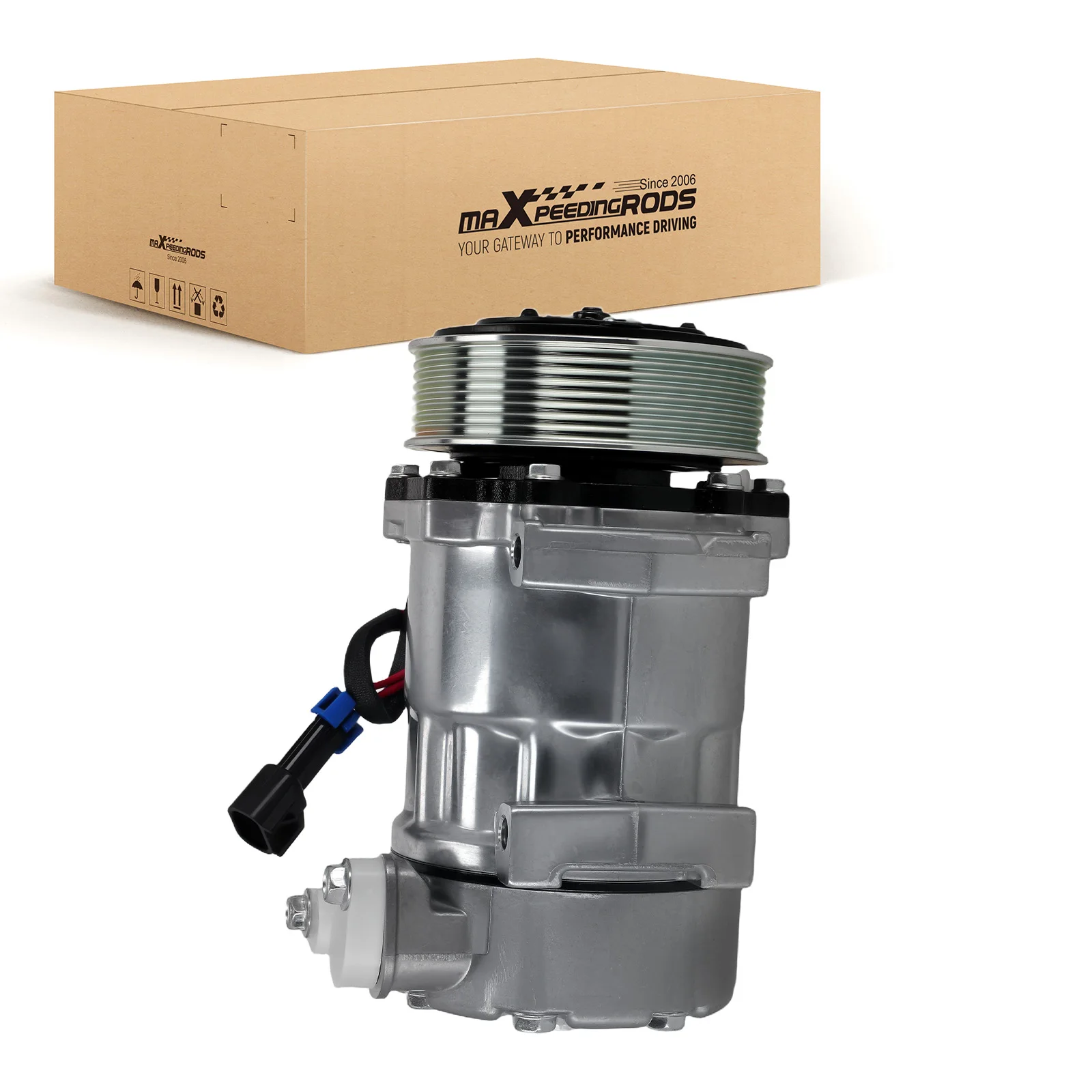 

A/C Compressor for International 4300LP Base 2016-2019 6.7L Direct Replacement 4034409C1 4034409C2