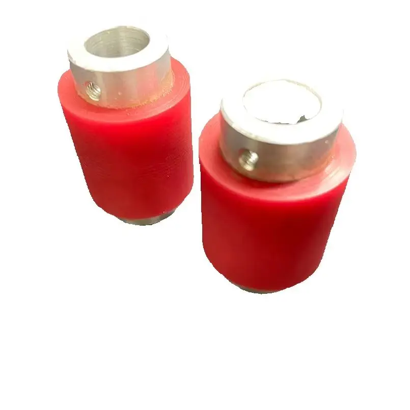 Automatic Vertical Packaging Machine Silicone Film Pressing Wheel,Red Ruber Film Press Wheel 2PCS
