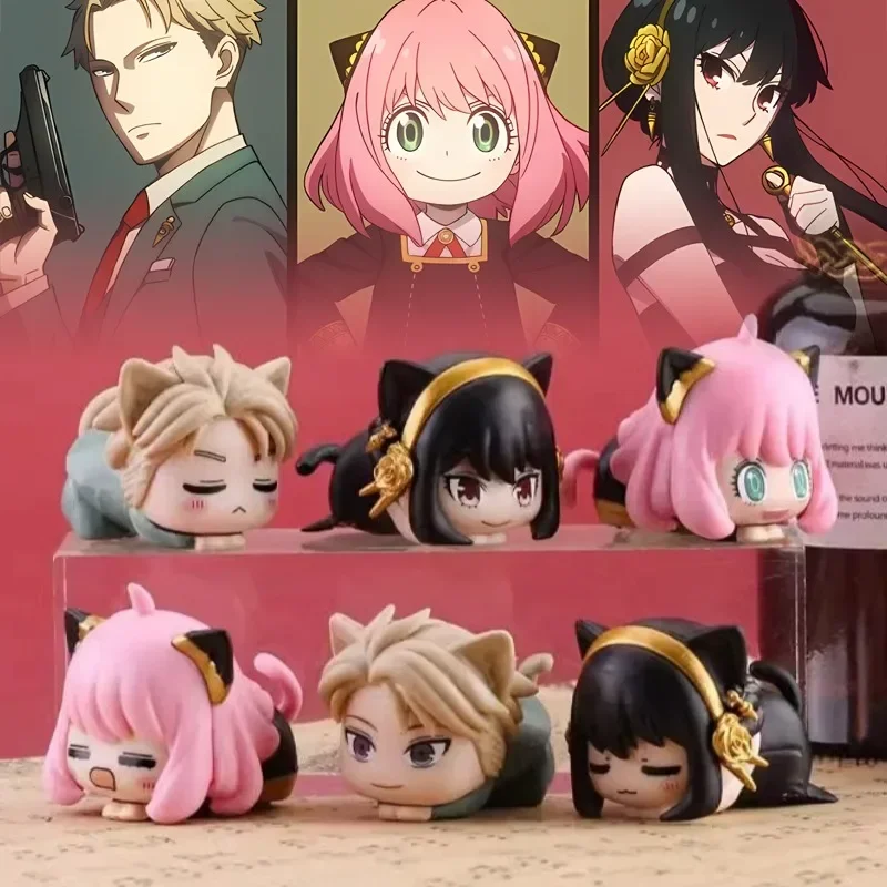 Spy X Family Loid Forger Figur Niedliche Yor Forger Statuen Anya Forger Action Figur PVC Dekor Schreibtisch Dekoration Tisch Zubehör