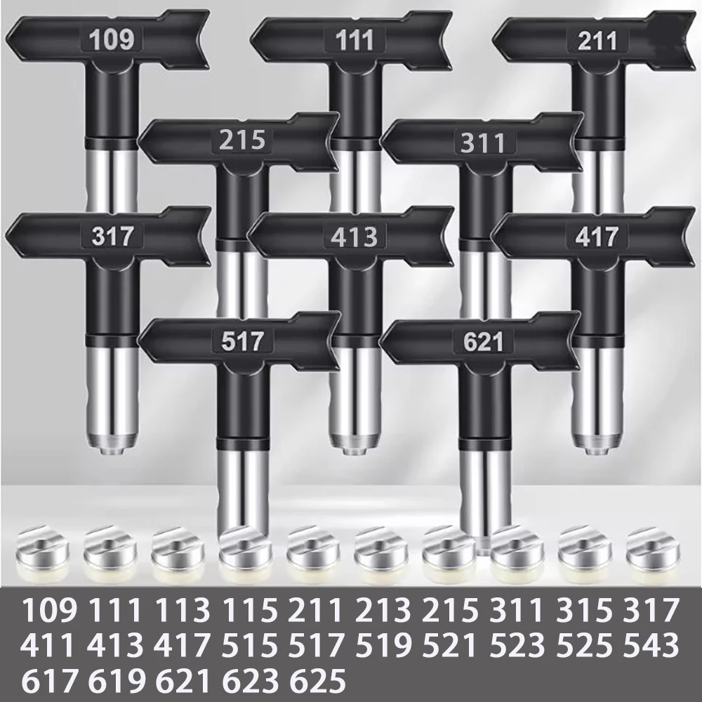 

1PCS Spray Head Reversible Airless Nozzle Black Suitable For Airless Sprayer 109-625 Seal Nozzle