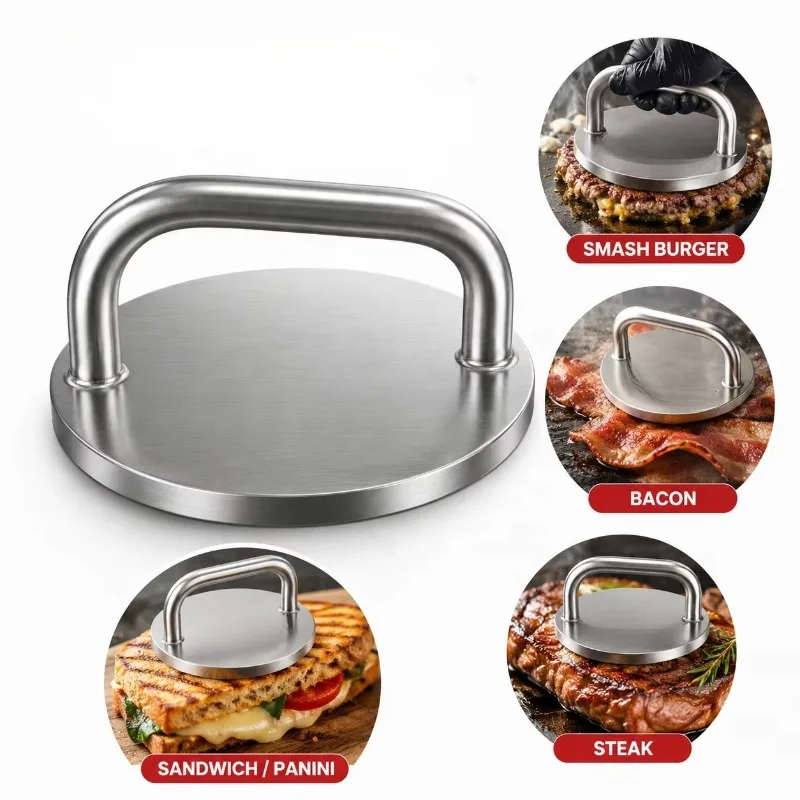Dishwasher washable, commercial meat protein crusher