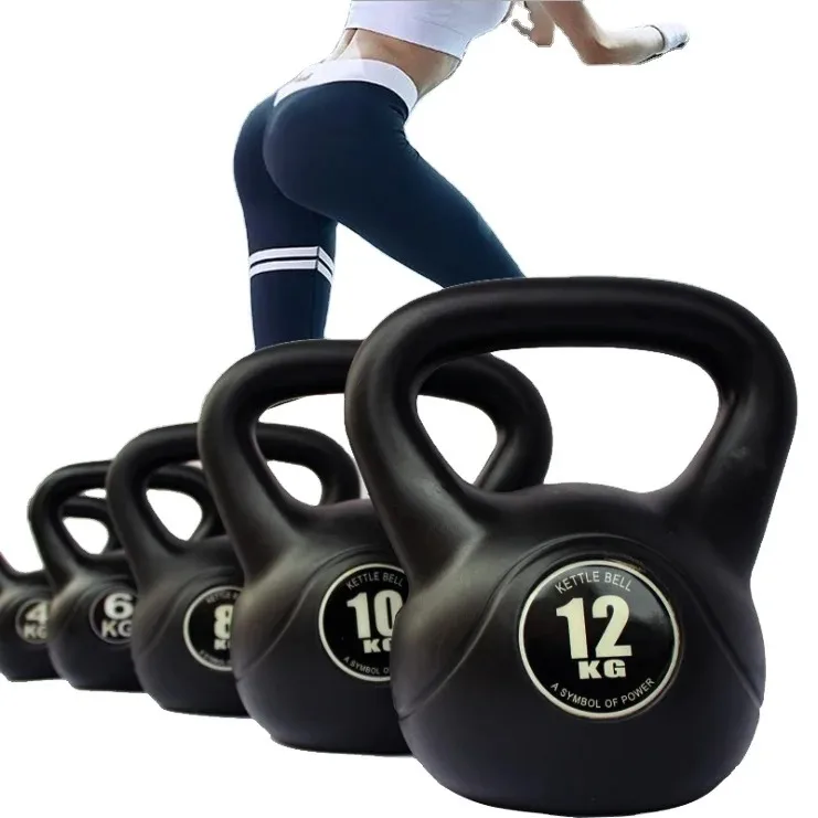 Professional adjustable iron kettlebell custom logo fitness equipment, manufacturer of sand-filled mud for home training