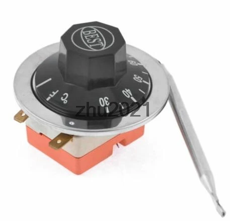 

30-80 Celsius Degree Adjustable Temperature Controller Capillary Thermostat