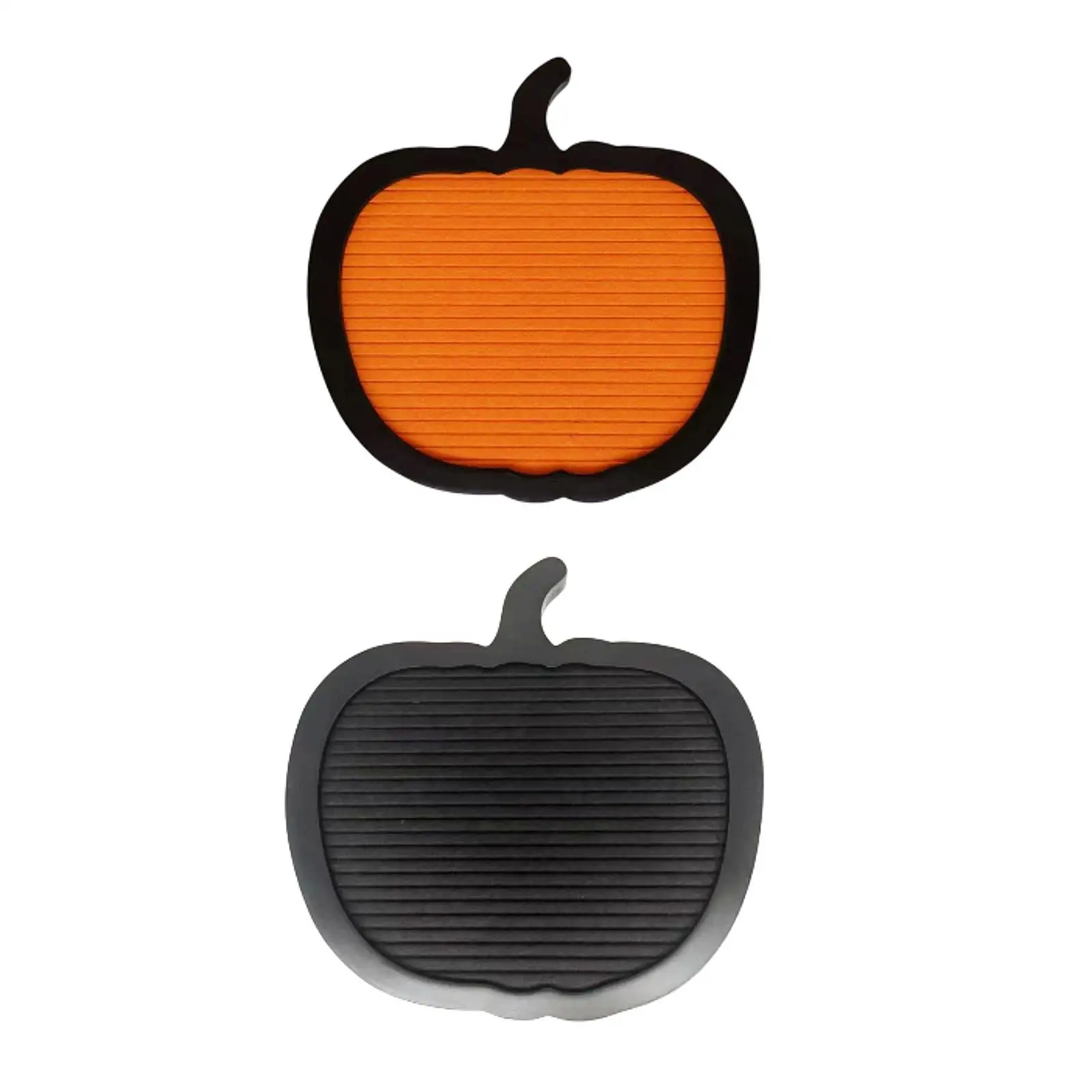 

Pumpkin Shaped Letter Board Gifts Halloween Decor Felt Message Bulletin Board Letterboard Spooky for Halloween Supplies Decor