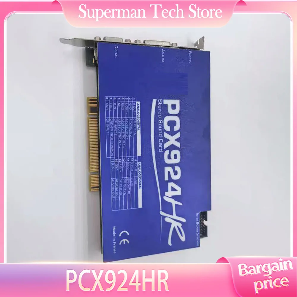 For Digigram Broadcast Grade PCI Sound Card PCX924HR