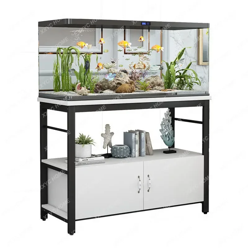 

Simple Fish Tank Cabinet Living Room Aquarium Base Cabinet Aquarium Small Fish Tank Base Cabinet