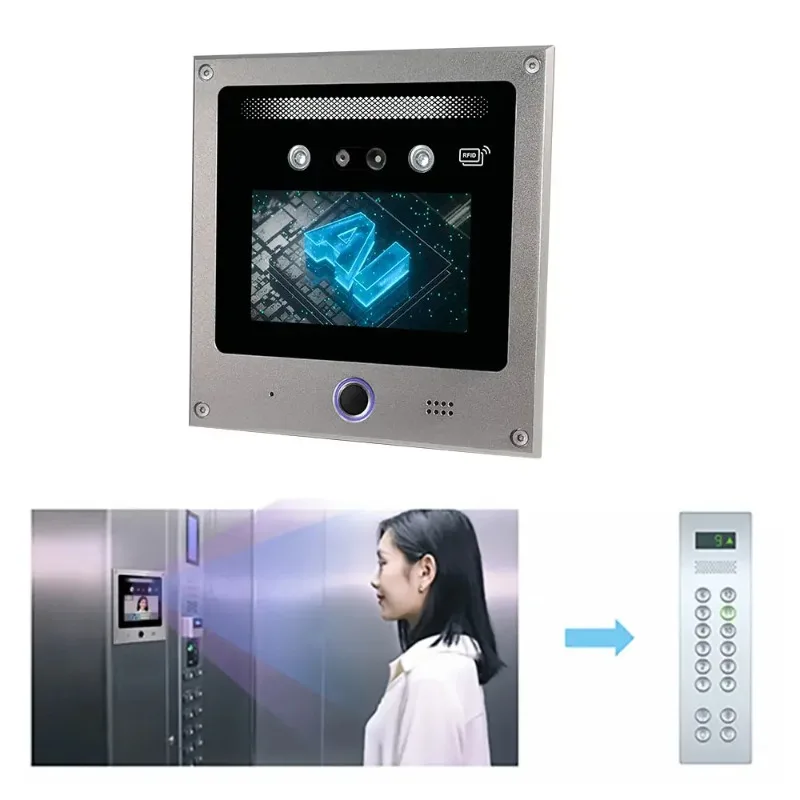 Qr Code Biometric Access Control System Elevator Access Control System