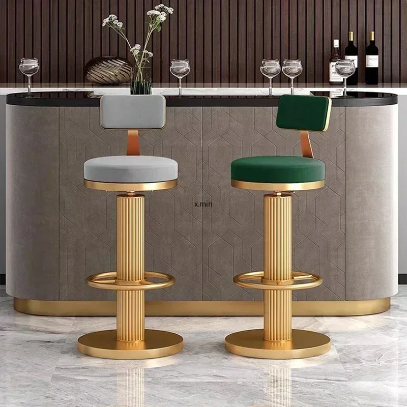 

Make Up Stools Bar Chairs Office Vanity Tall Gold Banqueta Garden Furniture Sets LJX35XP Luxury Accent Reception Accessories