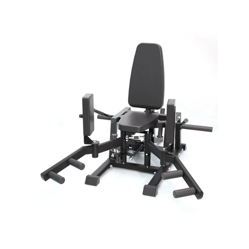 Dual Function Hip Abductor Adductor Machine Plate Loaded Thigh Leg Trainer for Home Gym Lower Body Strength Workout