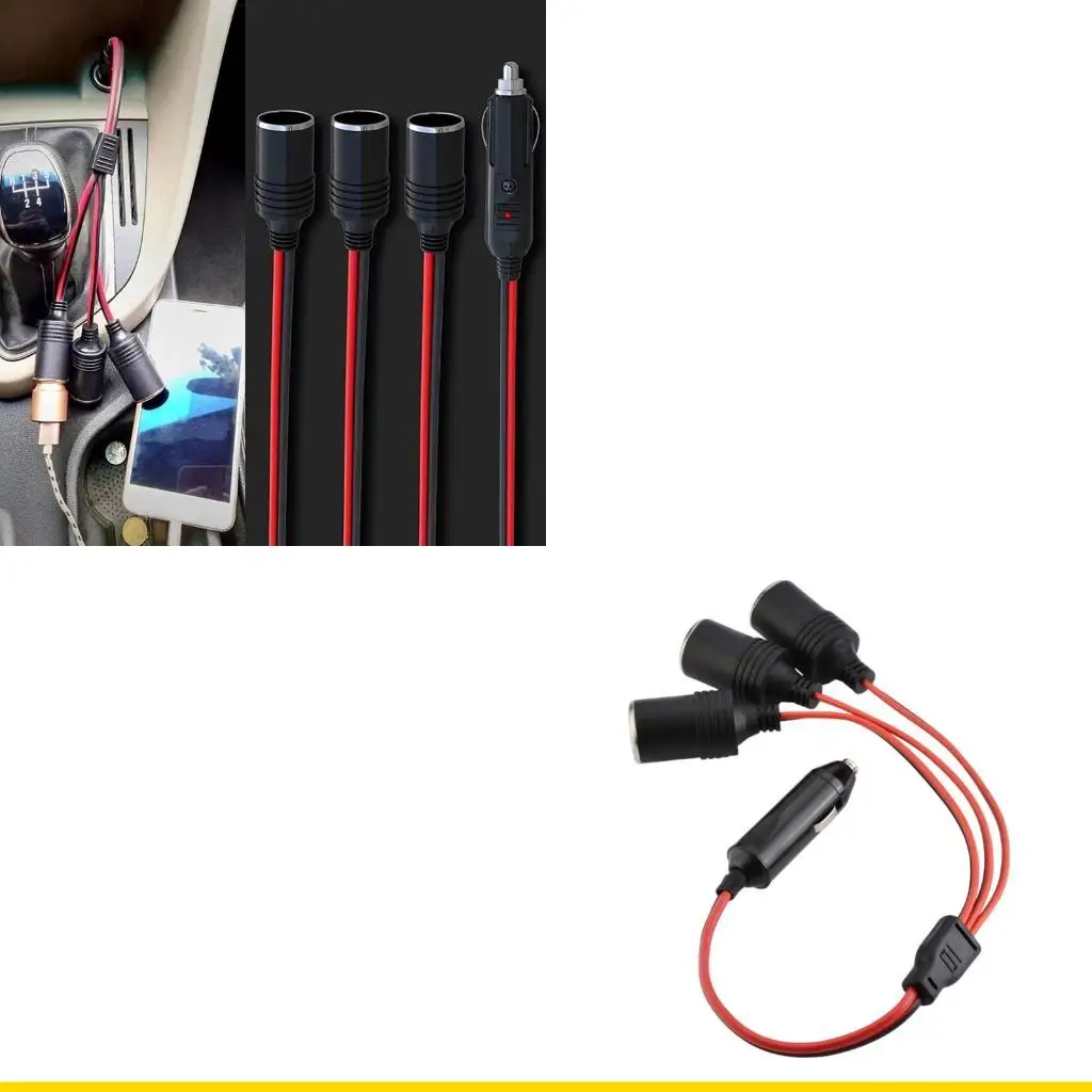 

SZCH 120W 12V 24V Three Way Car Cigarettes Expander For Phones And Tablets