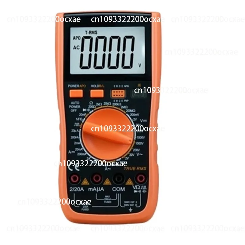 

Intelligent anti-burn true effective value, digital multimeter large resistance measurement meter VC9805A +