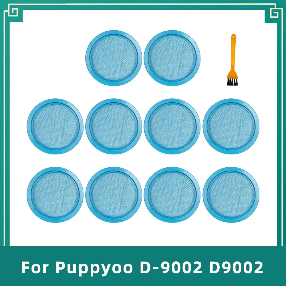 For Puppyoo D-9002 D9002 Robot Vacuum Cleaner Replacement Diameter 117mm Dust Filters Accessories Attachment Spare Parts kit