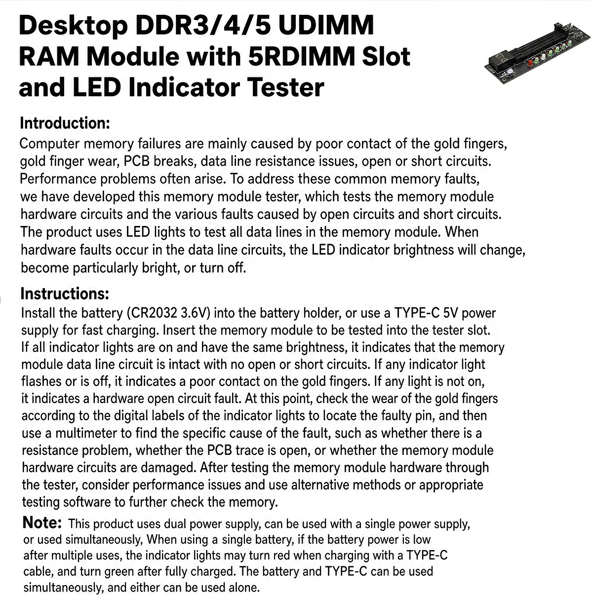 Server 4 in 1 Memory Tester Wi - Server Memory Ddr4 ulasan dan harga