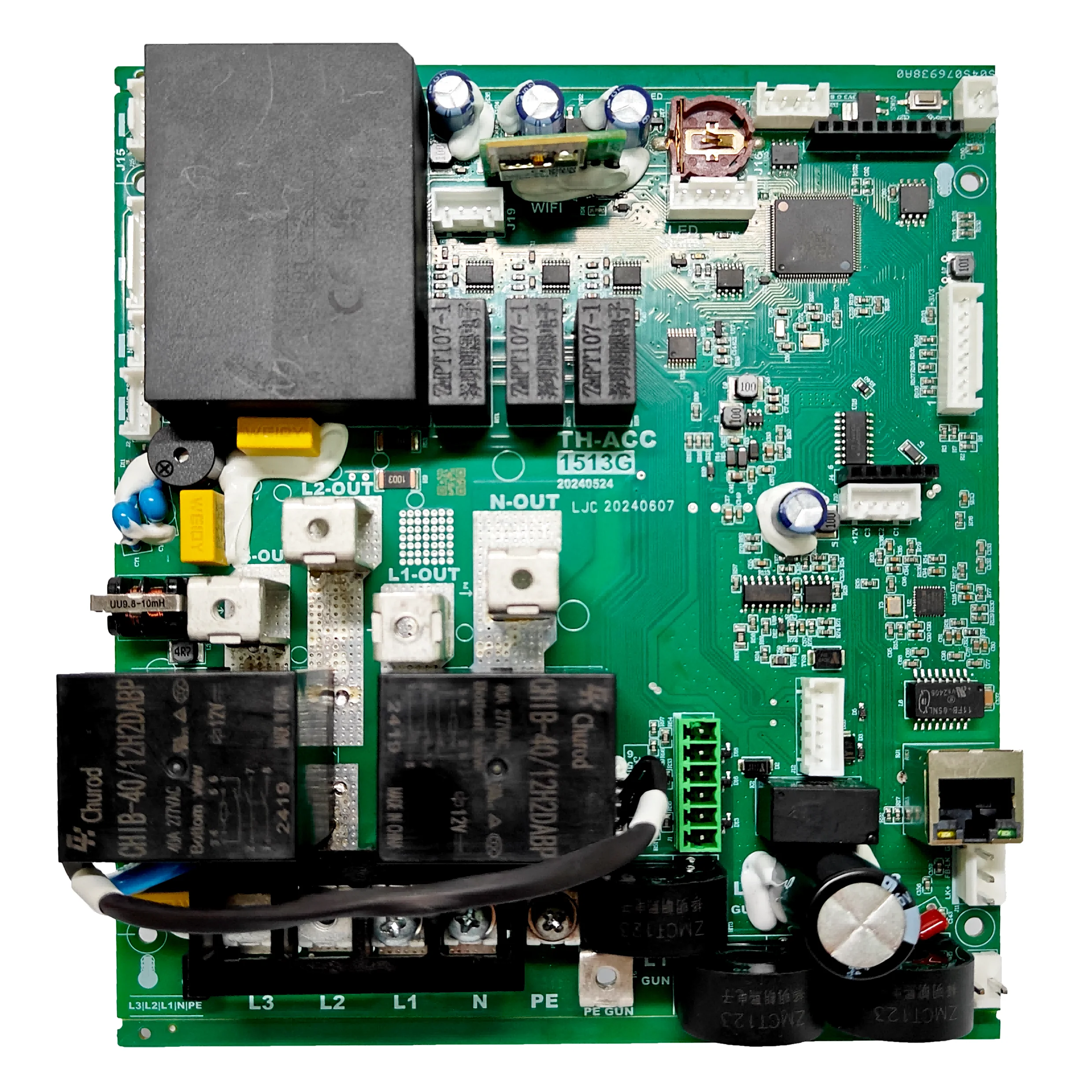 モード 3 AC EU 標準三相 EV 充電ステーション コントローラ PCB 回路基板充電器制御