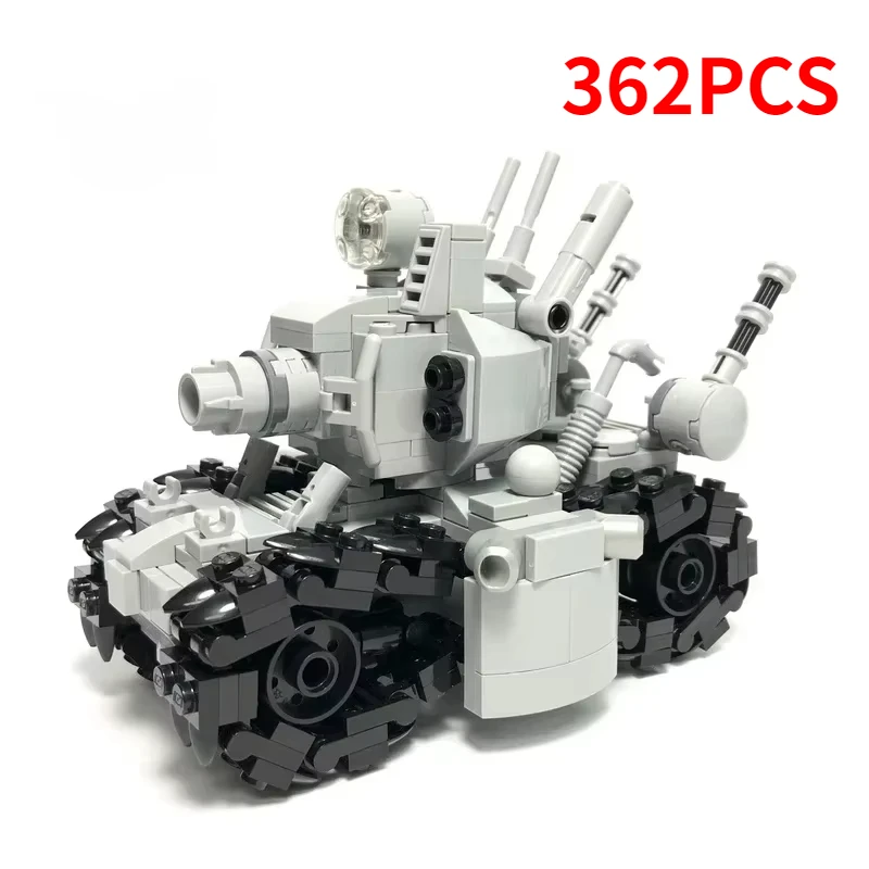 Game Series Metal Slug Tank Building Blocks MOC-24110 Supertank 001 Action Personnel Carrier Assembly Model Puzzle Kids Toy Gift