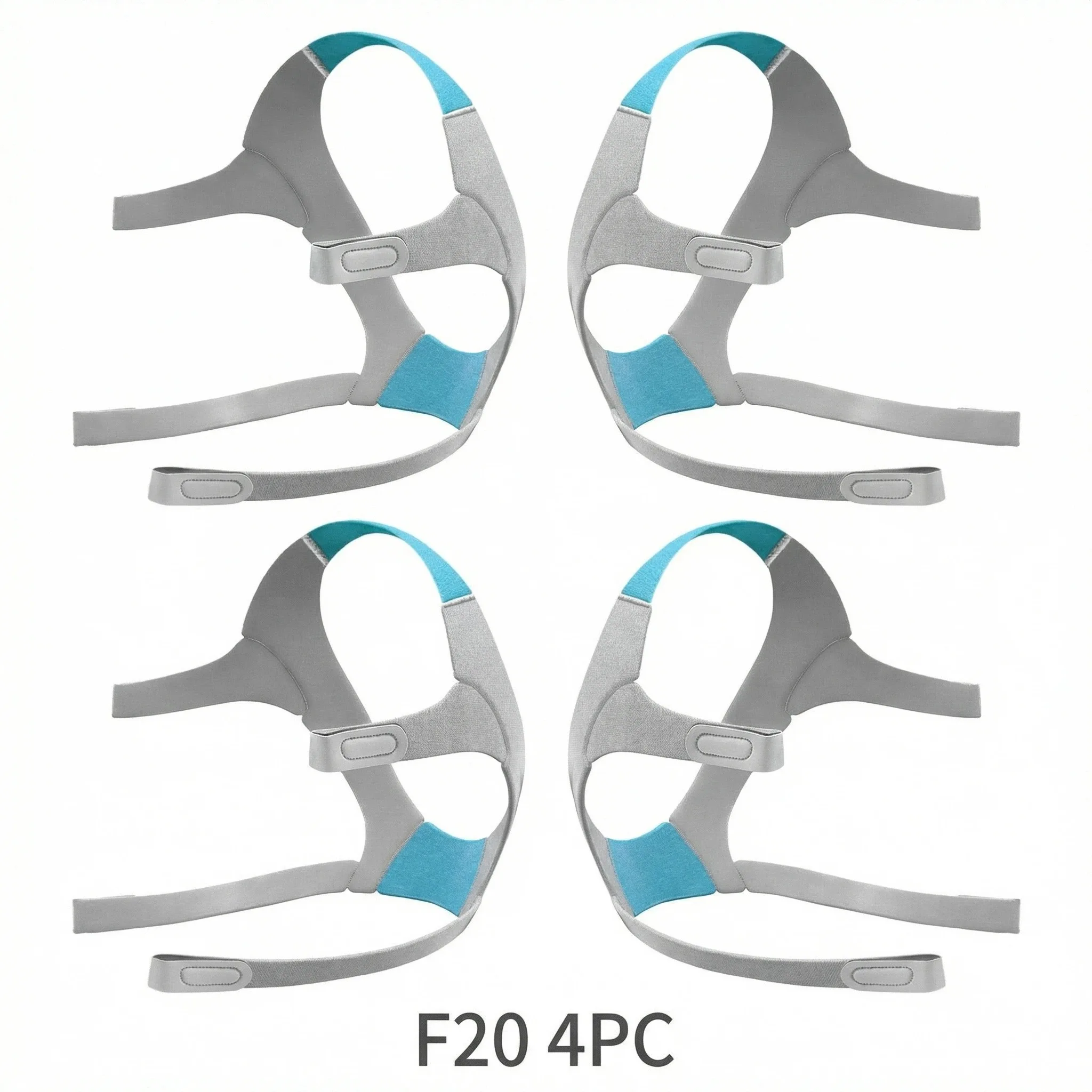 4Pcs/6pc/pack F20 F20plus Headgear Soft Comfortable Unisex CPAP Replacement Headgear Strap (Without Mask)