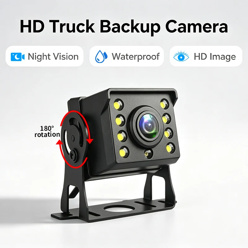 Easy to instal 170° AHD/cvbs 1080P Wide Angle Len High Definition Starlight Night Vision Car Rear View Camera For Car Bus Truck