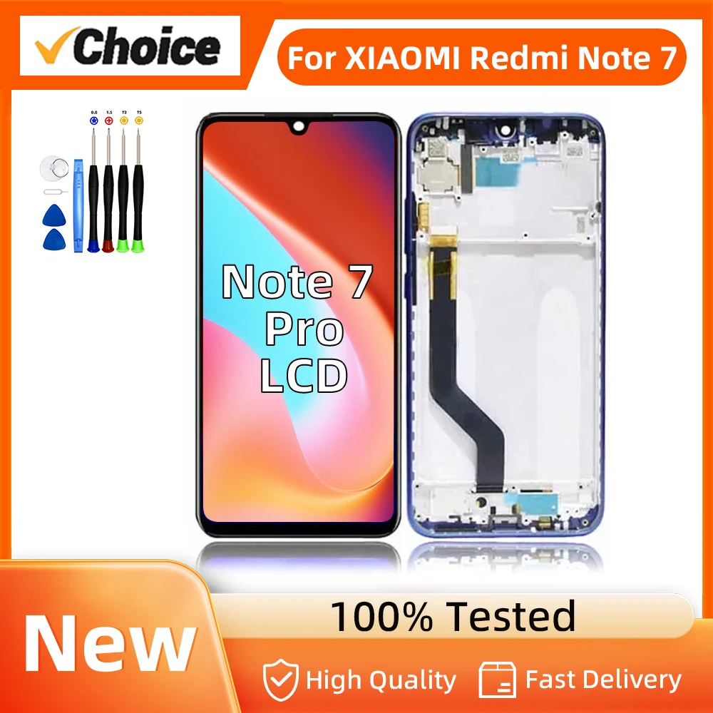 For Xiaomi Redmi Note 7/ Note 7 Pro LCD Original M1901F7H M1901F7G Display Screen Touch Digitizer Assembly Note7 /Note7Pro LCD