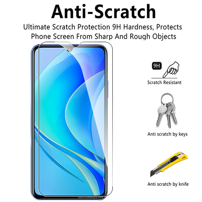 3Pcs protective glass for Huawei Nova Y70 Y 70 Plus 70plus novay70 y70plus Tempered glasses screen protectors armor Safety Films