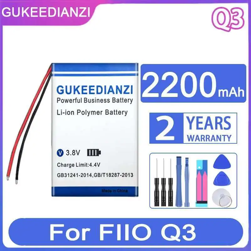 

For Fiio Q3 Portable Audio Device Battery Long-Lasting Performance 2200Mah