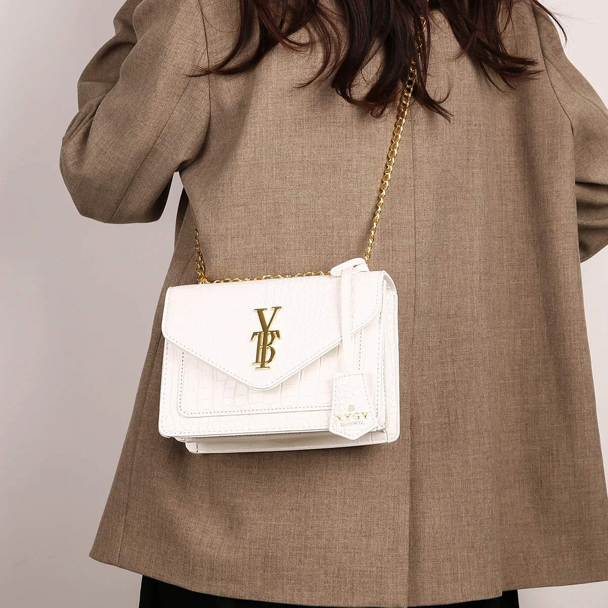 

Classic Small Square Bag, New Versatile Foreign Style Simple Women's Bag, Fashionable Chain Messenger Bag, High-end Handbag