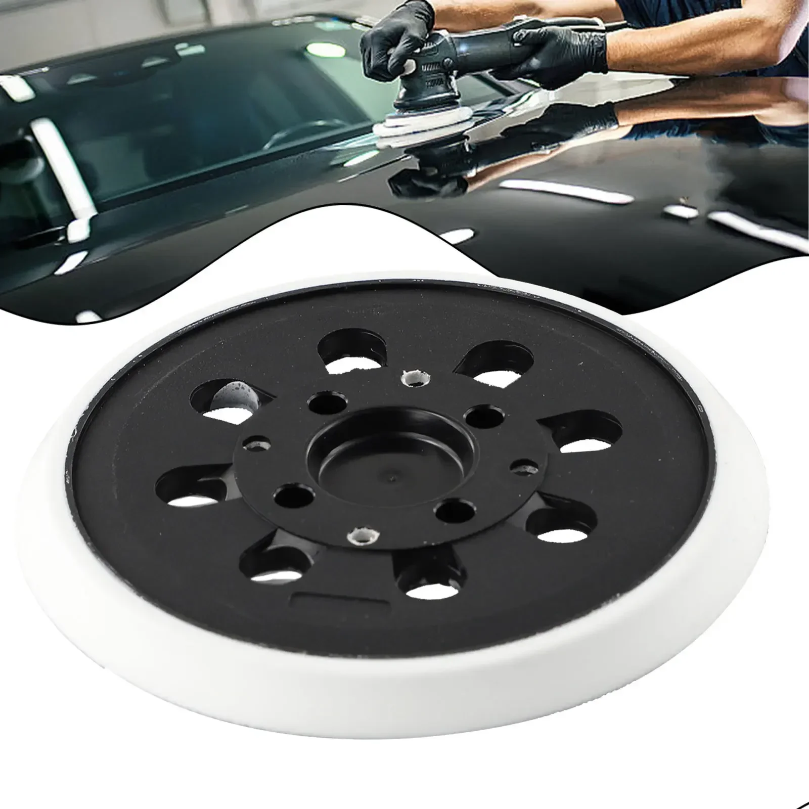 5 Inch 8-Hole Hook&Loop Sander Backing Pad 125mm Backing Pad Sanding Pad For Bosch PEX 300 AE 400 AE 4000 AE Power Tools