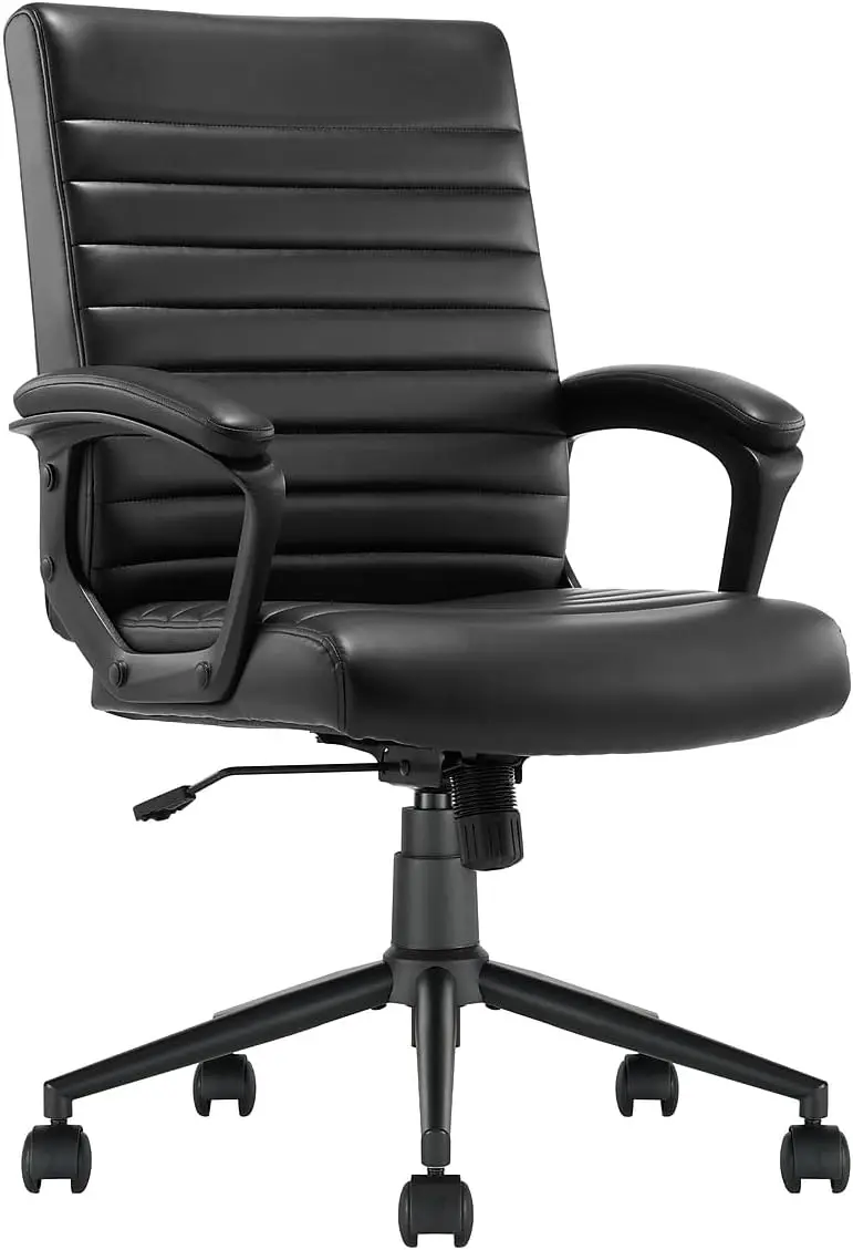 

Transform 3.0 Ergonomic Bonded Leather Swivel Desk Chair, Bla (Cchr10008B)