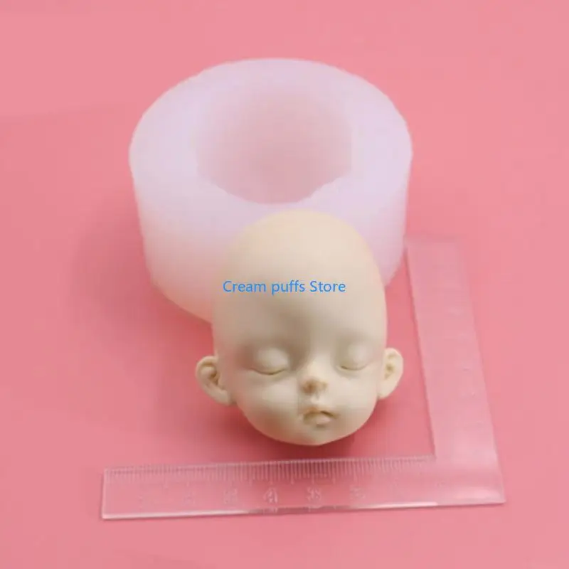 

50LE Fondant Silicone Molds Face Head Candy Molds Chocolate Gumpaste Silicone Mold