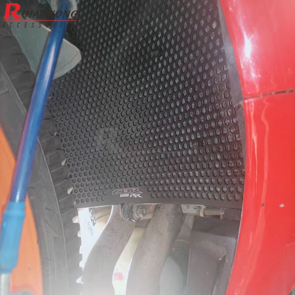 اكسسوارات الدراجات النارية لهوندا CBR600RR/ABS CBR600RR CBR 600 RR ABS 2025-2026 شبكة المبرد الألومنيوم غطاء حماية حامي #2