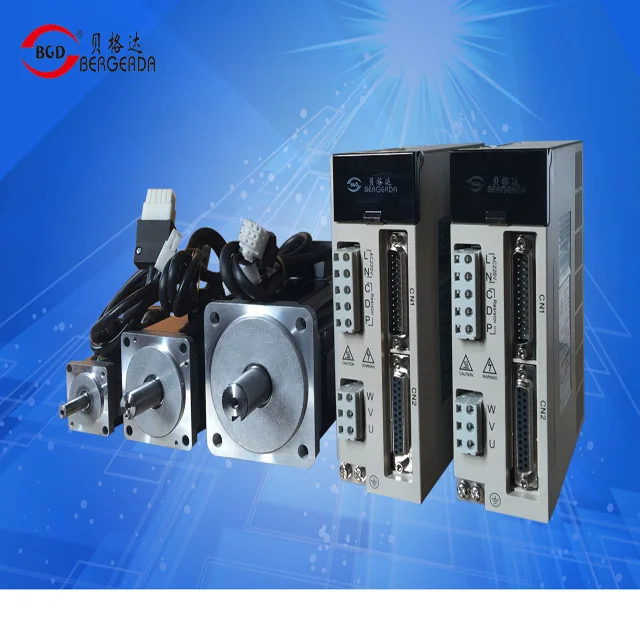 مرحلة واحدة رخيصة الثمن 40 مم شفة 0.05KW 0.16N.M محرك سيرفو وسائق