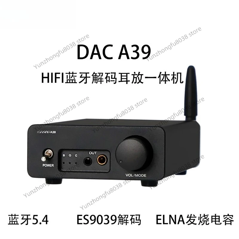 A39 ES9039 Decoding 3084 Bluetooth 5.4LDAC Fever HIFI Bluetooth USB Decoding Headset All-in-one Machine