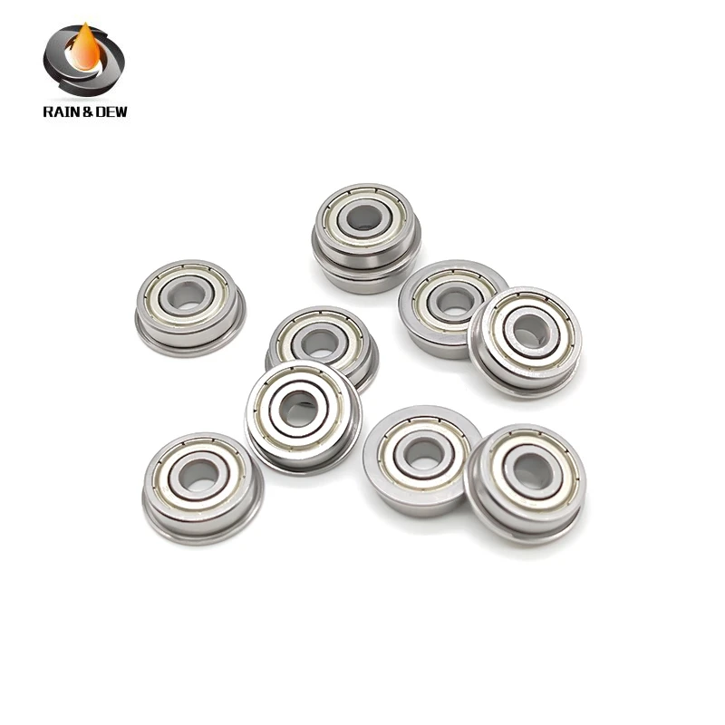 

These 10PCS MF52ZZ flanged bearings deliver ABEC-7 precision MF63 MF74 MF105 MF106 MF115 MF128 MF137 ZZ