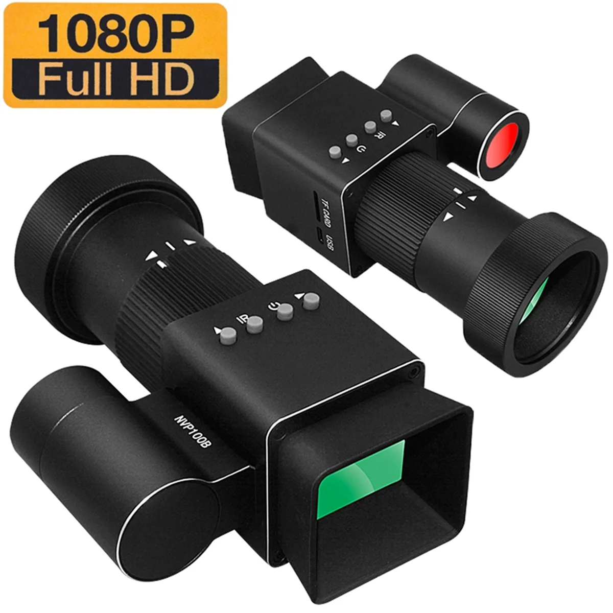 Digital Telescope 1080P Video Camera Infrared Night Vision Device 350M Video Recording for Outdoor Boating with 32G Card