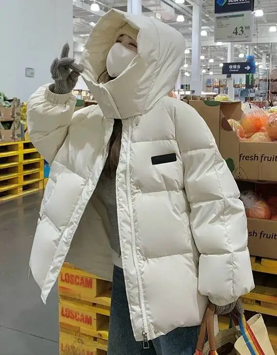 

Parkas Womens Unisex Autumn Drawcord Double-Pocket Layered Maillard Multi-Color Rainbow Tie-Dye Vertical Timeless Edgy Commuting