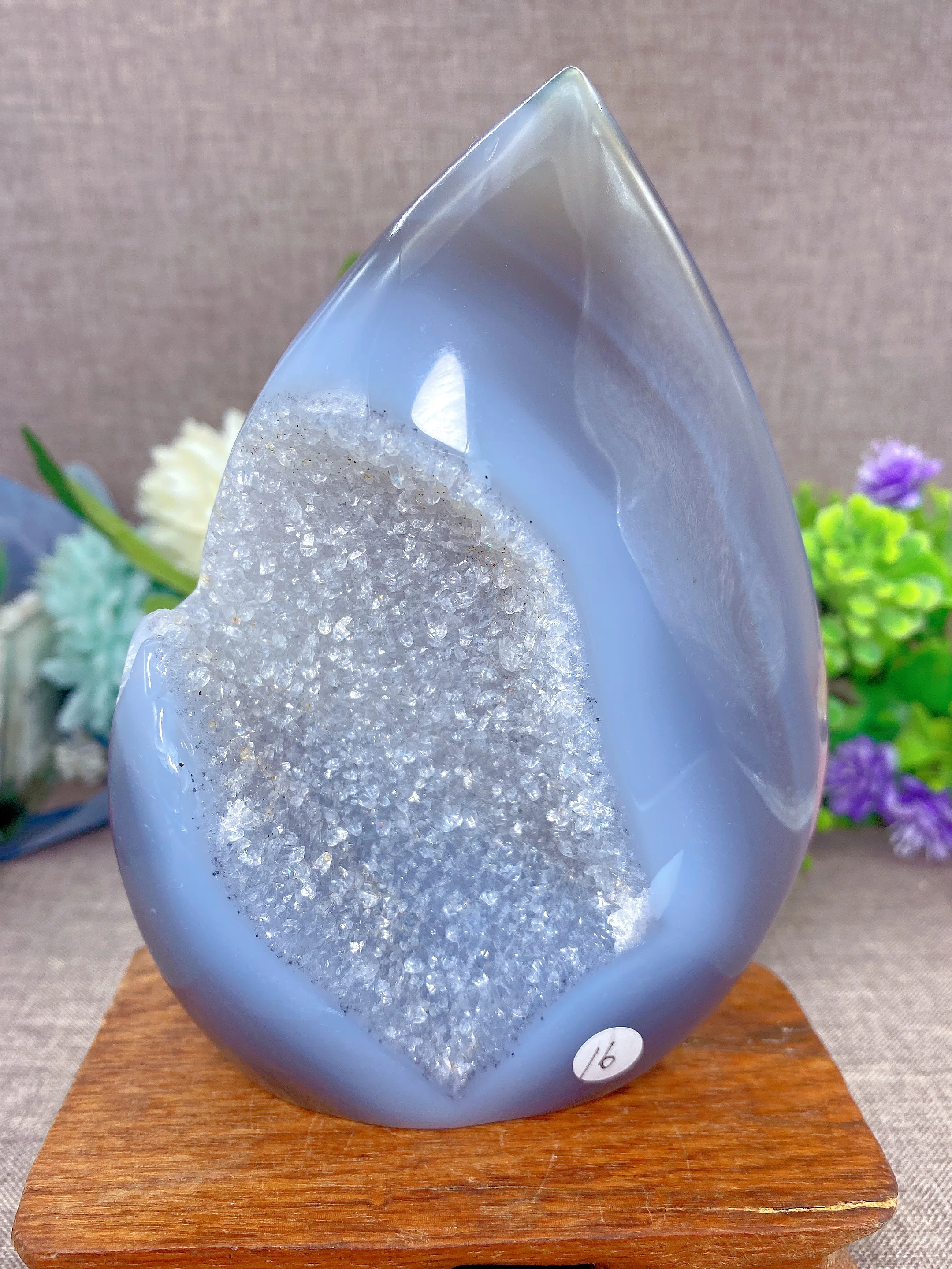 High quality Natural Druzy Agate Free Form Tower Point Geode Reiki Gemstone Stone Beauty Meditation Home Decoration Healing