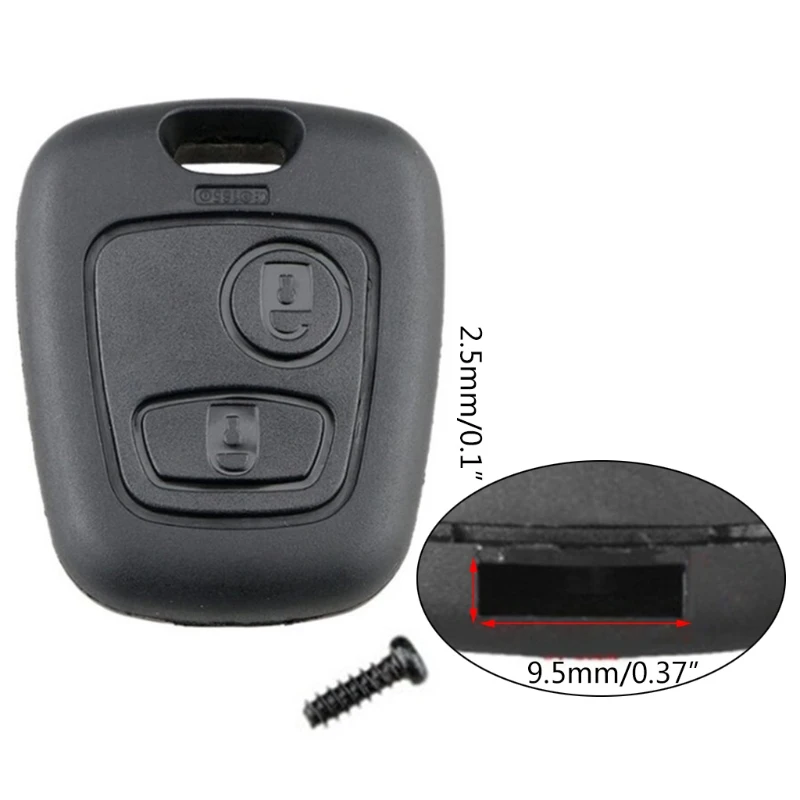 Remote Protective for Key for Shell for 207 307 for Case Cover Fob 2 Button Hou