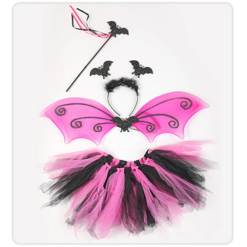 Halloween Bat Headband Cosplays Traje Halloween Dress Up Festas Favor Girl