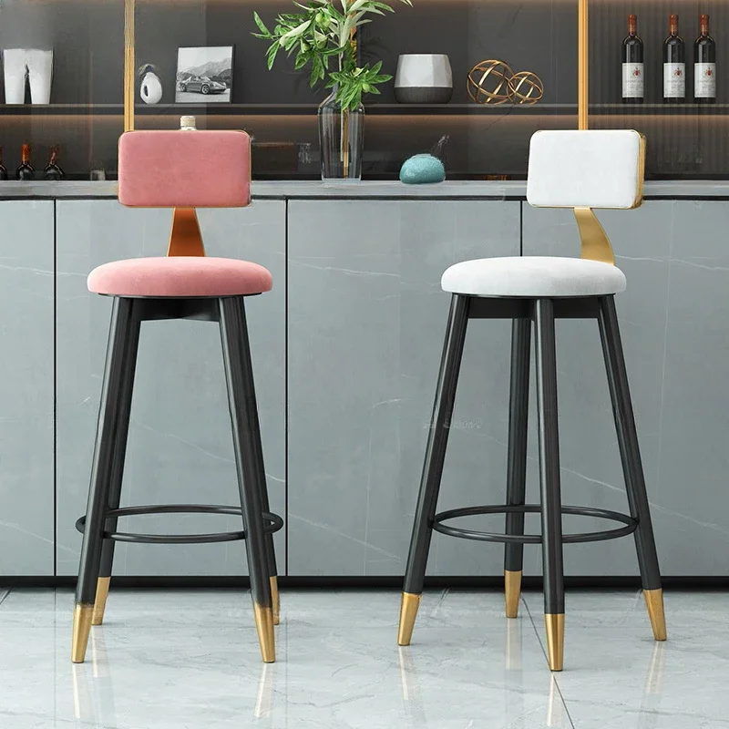 Cadeira gamer designer cadeiras de luxo tabouret design nordic metal café fezes altas para cozinha chaise bar móveis confortáveis