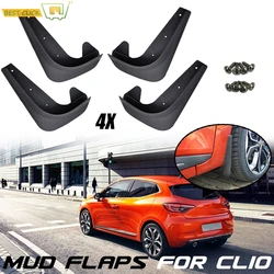 Mud Flaps Mudflaps Splash Guards Mudguards For Renault Clio Mk 1 2 3 4 5 Grande Campus Sport Tourer RS GT Grand Modus PH1 PH2