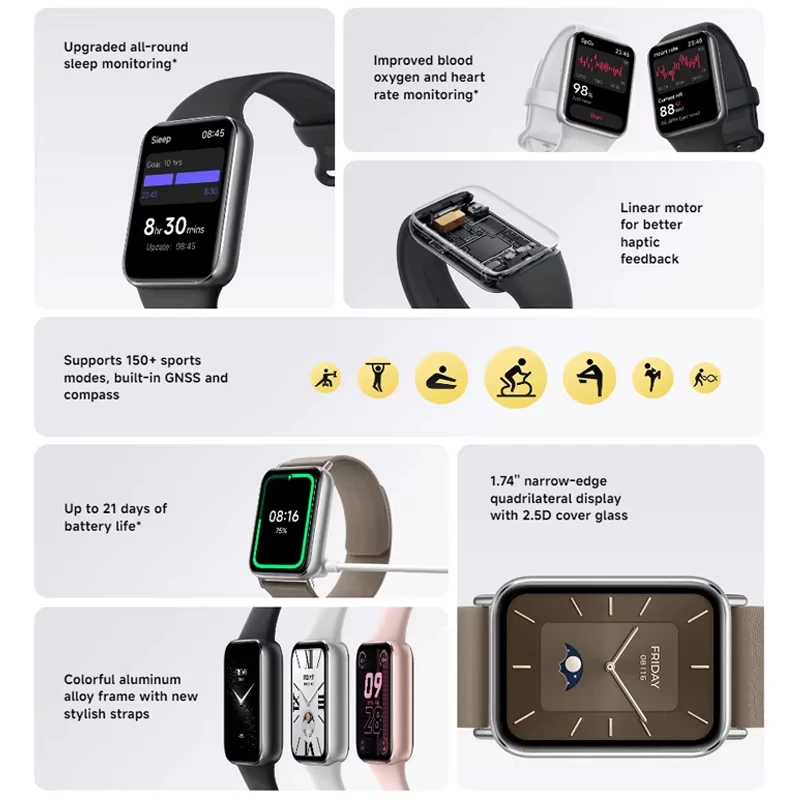 Global Version Xiaomi Smart Band 9 Pro Smartband 1.74