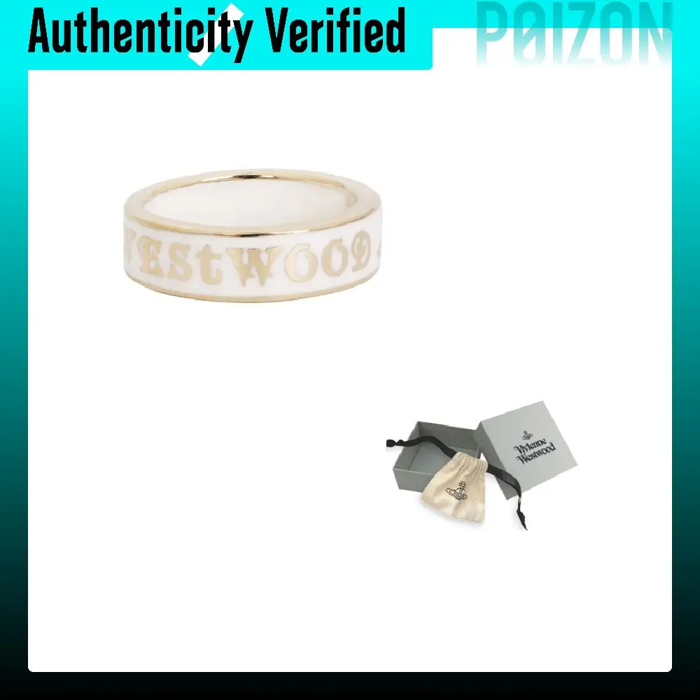 Vivienne Westwood Letter Print 925 Sterling Silver Rings Women's 6404017G