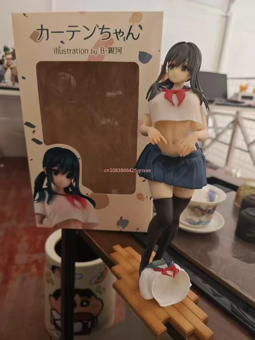 

In Stock Beautiful Girl Original Painting B Curtain Jam School Uniform Clothes Removable R Pieces Model Boxed Model