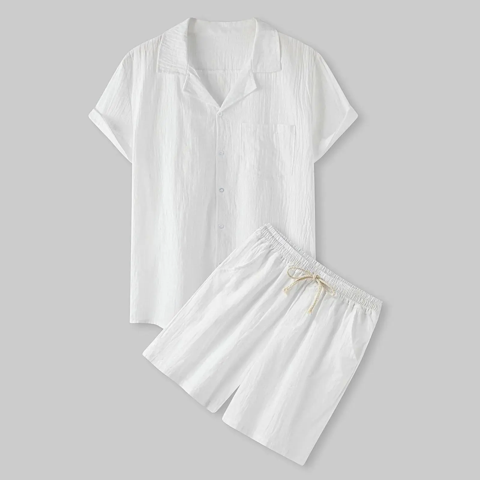 

Comfortable Cool Summer Mens Button irt ort Sve Youth Faion Slim Fit Henry Collar T-irt Other Brand Autumn 2024