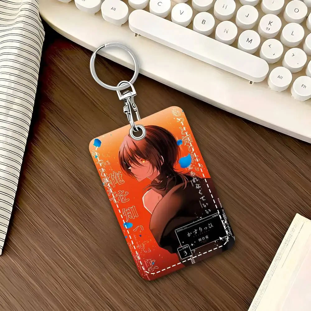 1 Stück Anime Kasurich Kartenetui Schlüsselanhänger Zugangskarten-Tasche Schlüsselanhänger Leder-Kartenhalter Schlüsselring – Detail 9