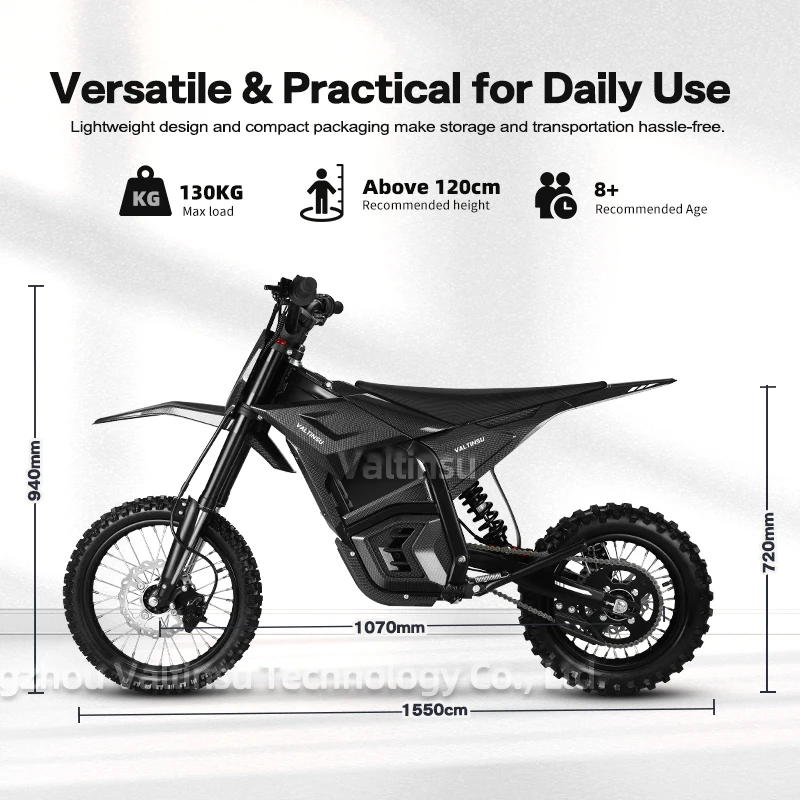 

EM-5 48V 2500 W Off-Road Electric Dirt Bike All Terrain Electric Pit Bike