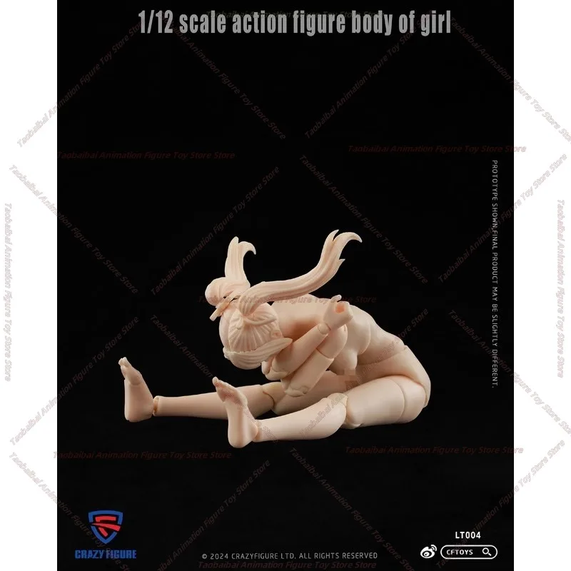 CFTOYS Crazyfigure Male and Female Basic Bodies 1/12 Scale Poseable Action Figures Toy Models Collectible Gifts