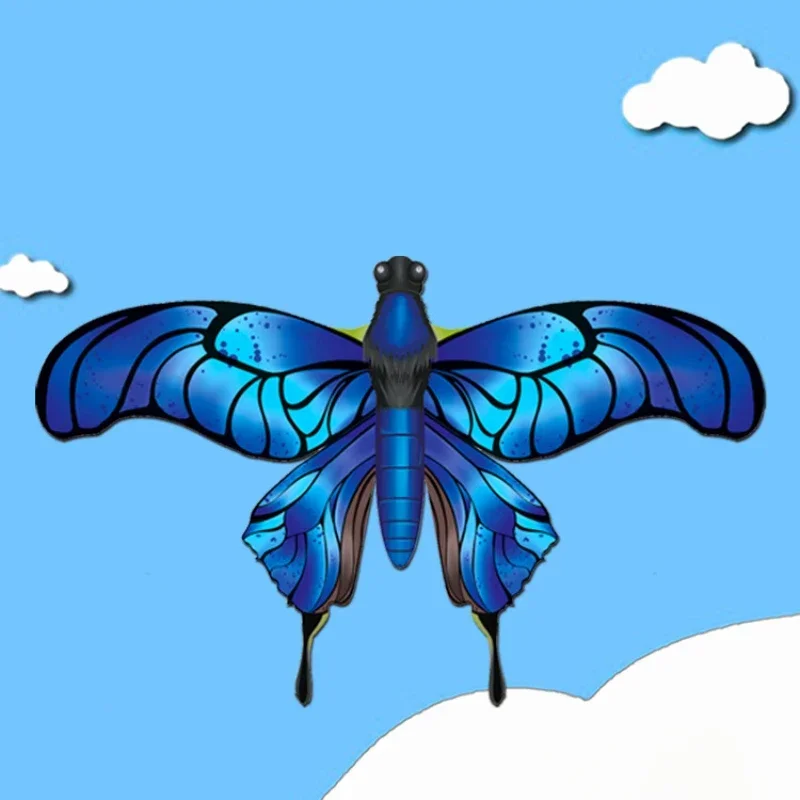 طائرة ورقية ديناميكية كرتونية صغيرة للأطفال ، طائرة ورقية للرياح ، ألعاب رياضية خارجية مصغرة ، ابتلاع ضوء على شكل فراشة ، هدايا أطفال